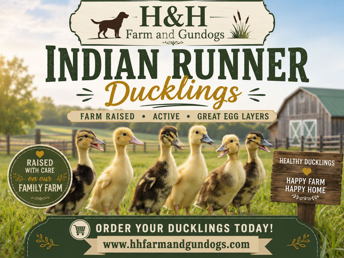 Indian Runner Ducklings